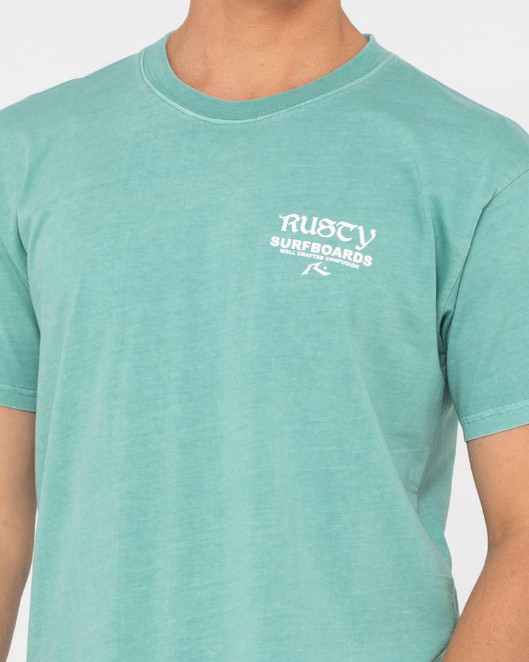 RUSTY RUSTY LIT STRAWBERRIES SHORT SLEEVE TEE T-Shirt Herren - Sea Spray - 5 | SportScheck