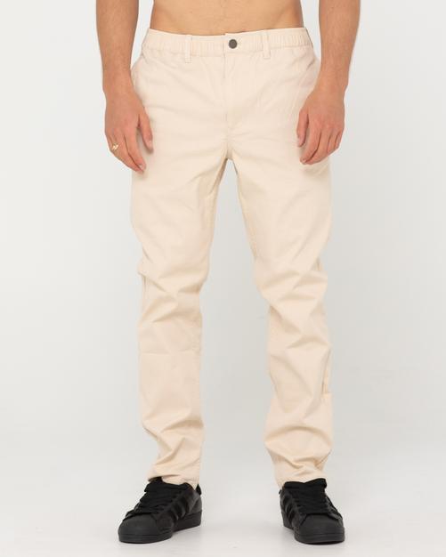 Rückansicht von RUSTY MID BOY ELASTIC PANT Hose Herren Light Fennel