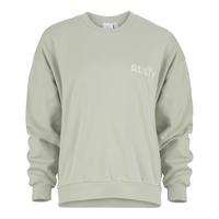 RUSTY RUSTY PALM RELAXED CREW FLEECE Rundhalspullover Damen - Pastel Jade