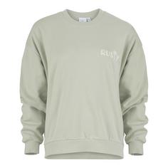 RUSTY RUSTY PALM RELAXED CREW FLEECE Rundhalspullover Damen Pastel Jade