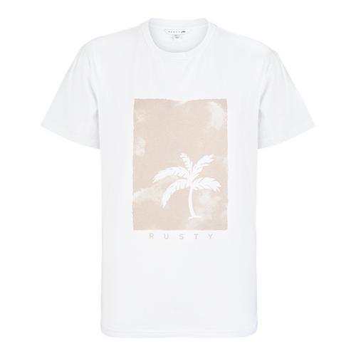 RUSTY SUNSET PALM ORGANIC COTTON RELAXED TEE T-Shirt Damen