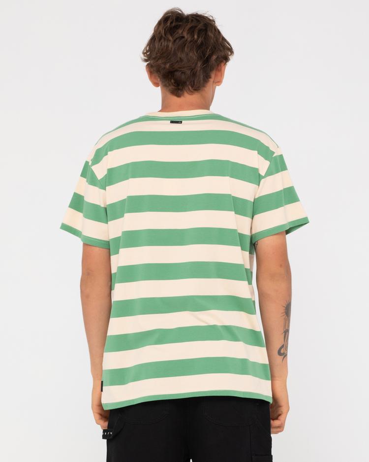 RUSTY RUSTY BUSTED CUSTARD SHORT SLEEVE TEE T-Shirt Herren - Basil - 1 | SportScheck