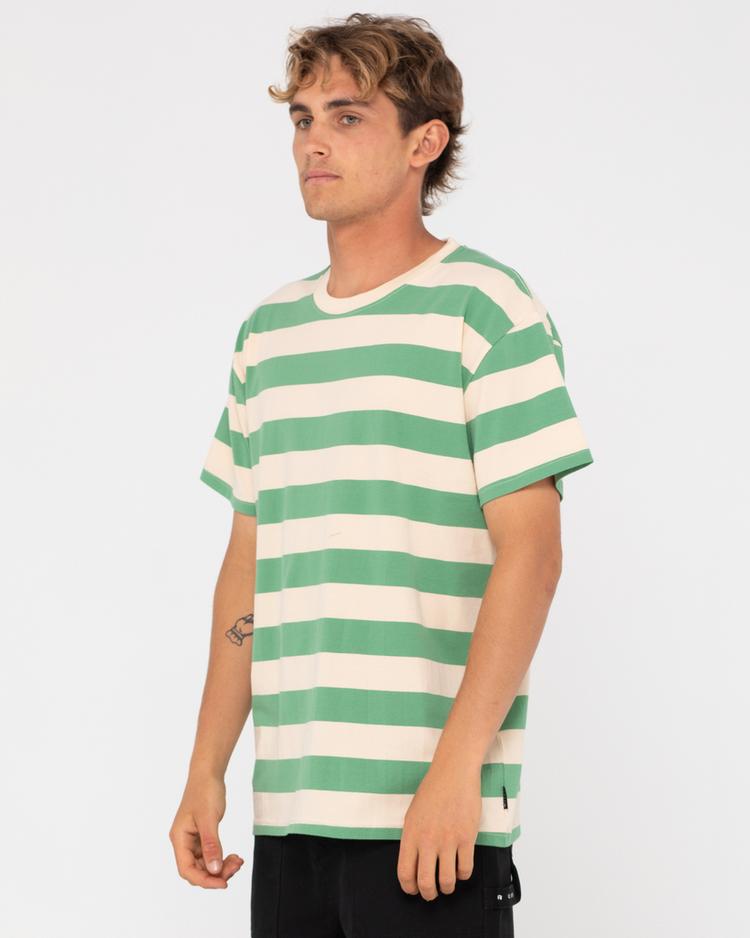 RUSTY RUSTY BUSTED CUSTARD SHORT SLEEVE TEE T-Shirt Herren - Basil - 3 | SportScheck