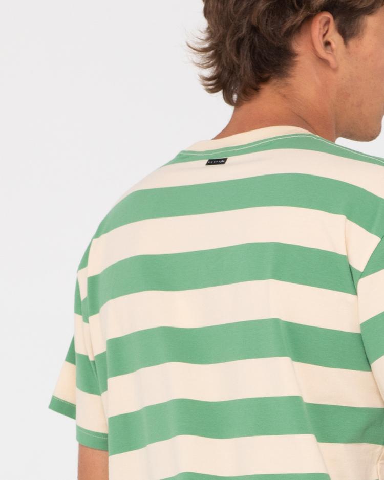 RUSTY RUSTY BUSTED CUSTARD SHORT SLEEVE TEE T-Shirt Herren - Basil - 5 | SportScheck