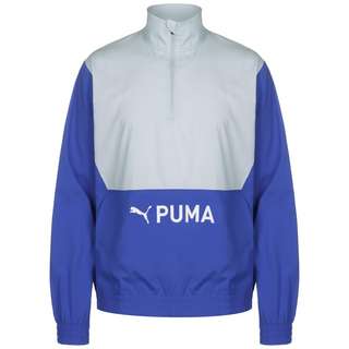 PUMA Fit Heritage Woven Trainingsjacke Herren blau / hellgrau