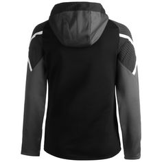 Rückansicht von JAKO Performance Trainingsjacke Damen schwarz / grau