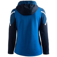 Rückansicht von JAKO Performance Trainingsjacke Damen blau / dunkelblau