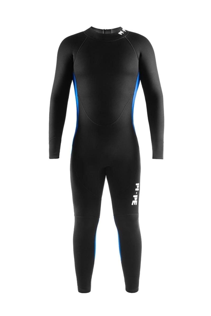 PI-PE Pure Neoprenanzug Herren Blau