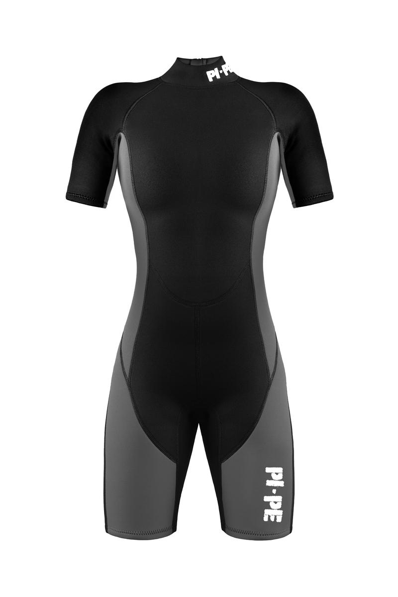 PI-PE Pure Neoprenanzug Damen Grau