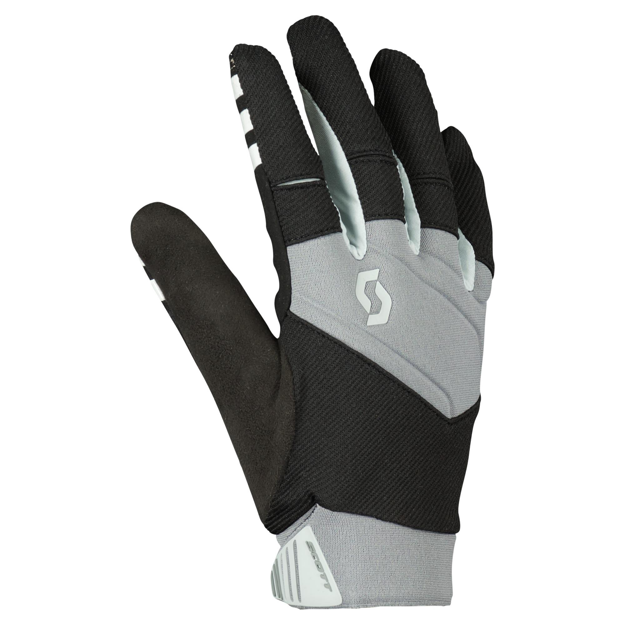 SCOTT Enduro LF Fahrradhandschuhe light grey/black