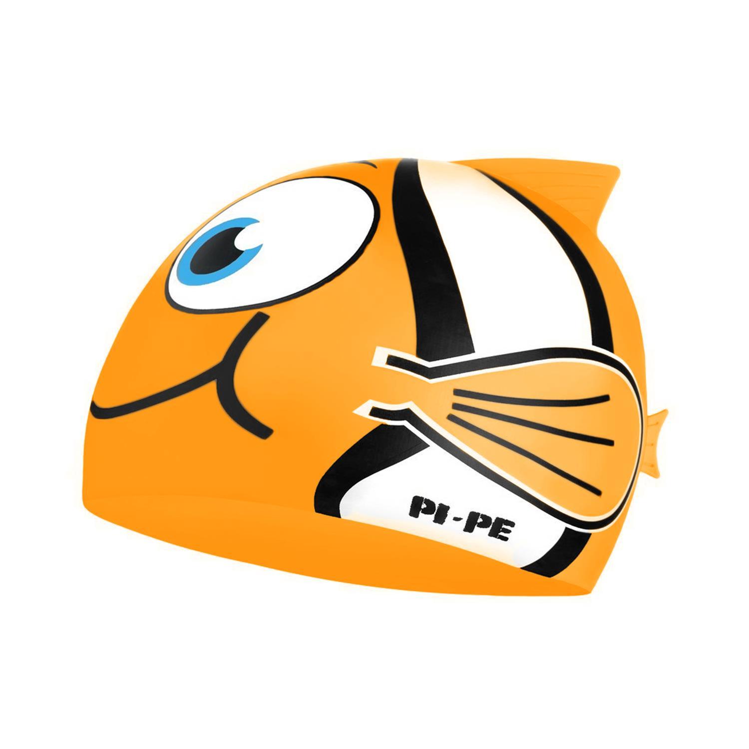 PI-PE Fishy Active Badekappe Kinder Orange