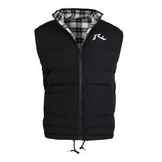 RUSTY ONE HIT REVERSIBLE VEST Steppweste Herren Black / White