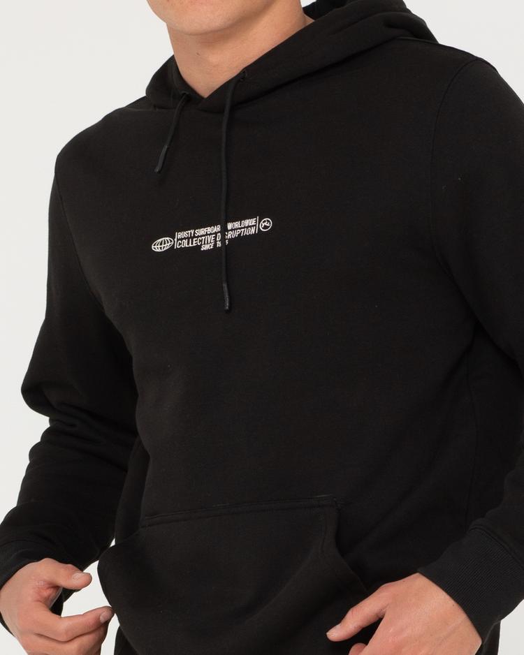 RUSTY RUSTY RATED R SUPER FLEECE HOODIE Hoodie Herren - Black - 3 | SportScheck