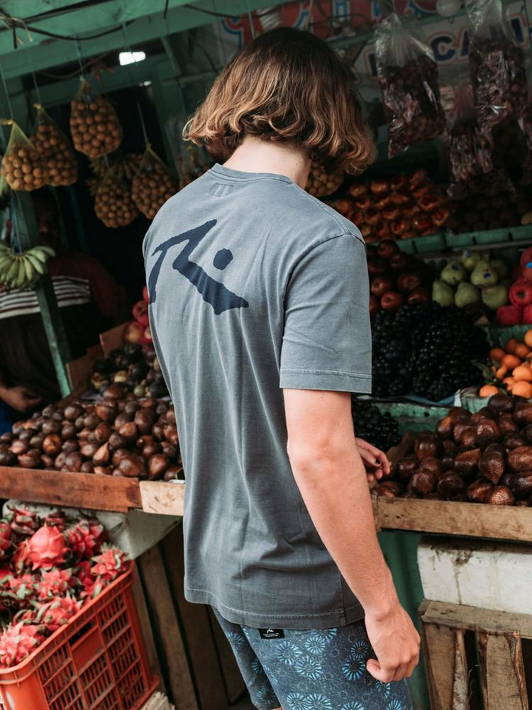 RUSTY RUSTY COMP WASH SHORT SLEEVE TEE T-Shirt Herren - Coal - 3 | SportScheck