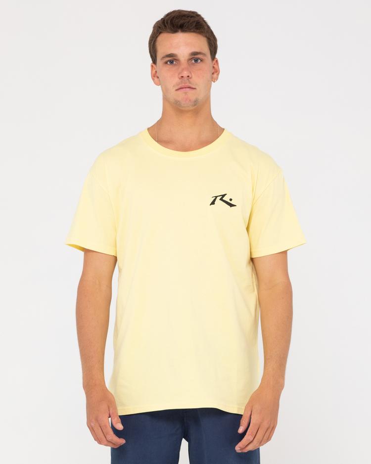 RUSTY RUSTY COMPETITION SHORT SLEEVE TEE T-Shirt Herren - Popcorn - 1 | SportScheck