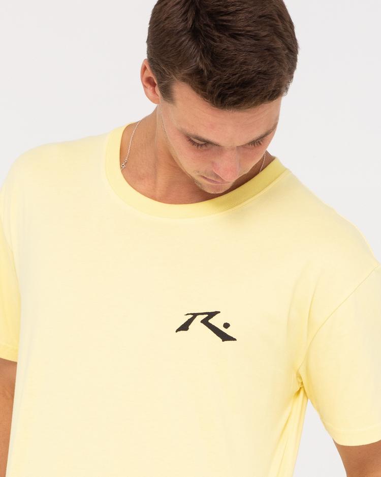 RUSTY RUSTY COMPETITION SHORT SLEEVE TEE T-Shirt Herren - Popcorn - 4 | SportScheck