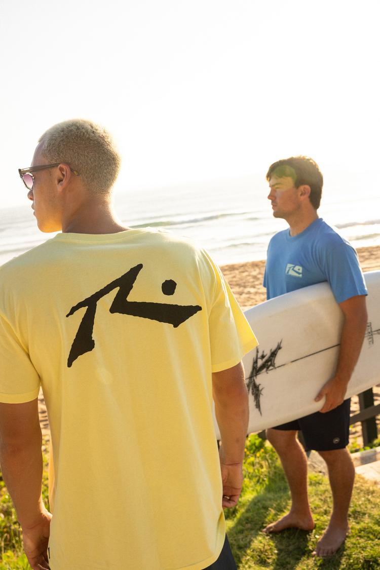 RUSTY RUSTY COMPETITION SHORT SLEEVE TEE T-Shirt Herren - Popcorn - 5 | SportScheck