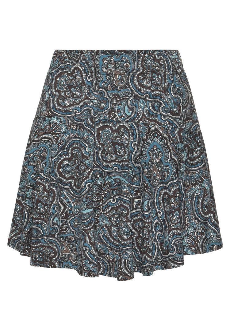Lascana Lascana Hosenrock Hosenrock Damen - t&uuml;rkis-bedruckt - 0 | SportScheck