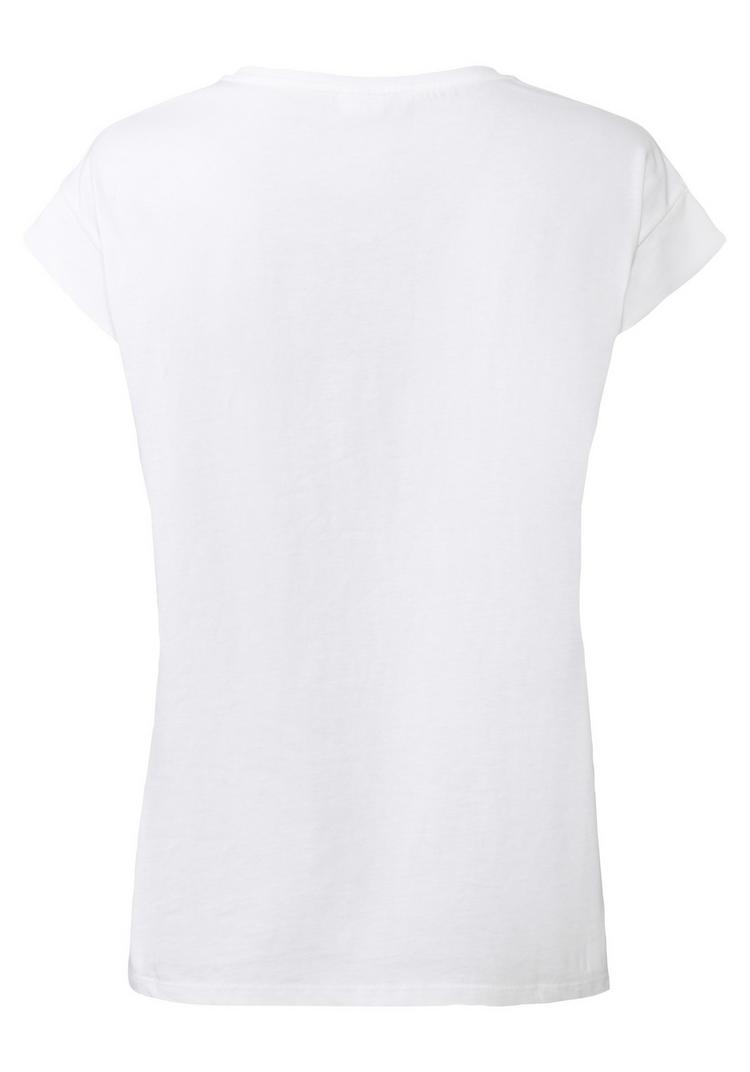 Lascana Lascana Kurzarmshirt T-Shirt Damen - wei&szlig; - 0 | SportScheck
