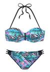 Vivance B&uuml;gel-Bandeau-Bikini Bikini Set Damen - schwarz - bunt