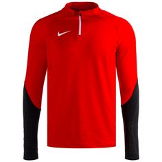 Nike Strike 23 Drill Top Funktionsshirt Herren rot / schwarz