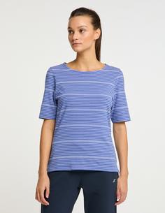 Rückansicht von JOY sportswear SADIE T-Shirt Damen cornflower stripes