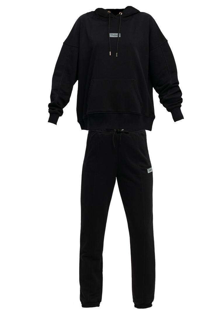 Tom Barron Tom Barron mit Hoodie Trainingsanzug Damen - schwarz - 0 | SportScheck