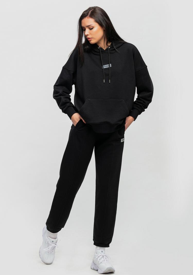 Tom Barron Tom Barron mit Hoodie Trainingsanzug Damen - schwarz - 2 | SportScheck