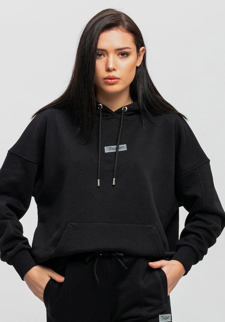 Tom Barron Tom Barron mit Hoodie Trainingsanzug Damen - schwarz - 8 | SportScheck