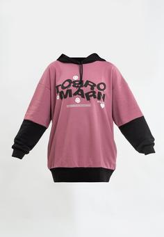 Tom Barron WOMEN OVERSIZE FIT TUNIC SWEATSHIRT Sweatshirt Damen ROSE PINK