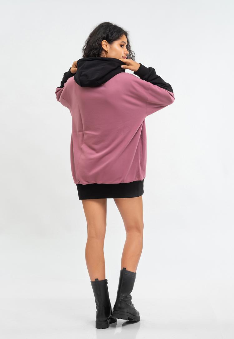 Tom Barron Tom Barron WOMEN OVERSIZE FIT TUNIC SWEATSHIRT Sweatshirt Damen - ROSE PINK - 5 | SportScheck
