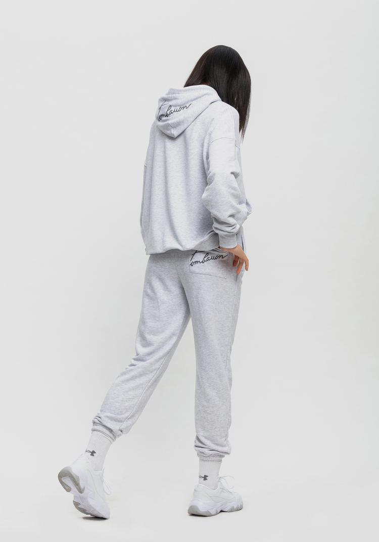 Tom Barron Tom Barron mit Hoodie Trainingsanzug Damen - GRAU - 5 | SportScheck