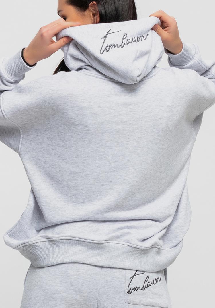 Tom Barron Tom Barron mit Hoodie Trainingsanzug Damen - GRAU - 9 | SportScheck