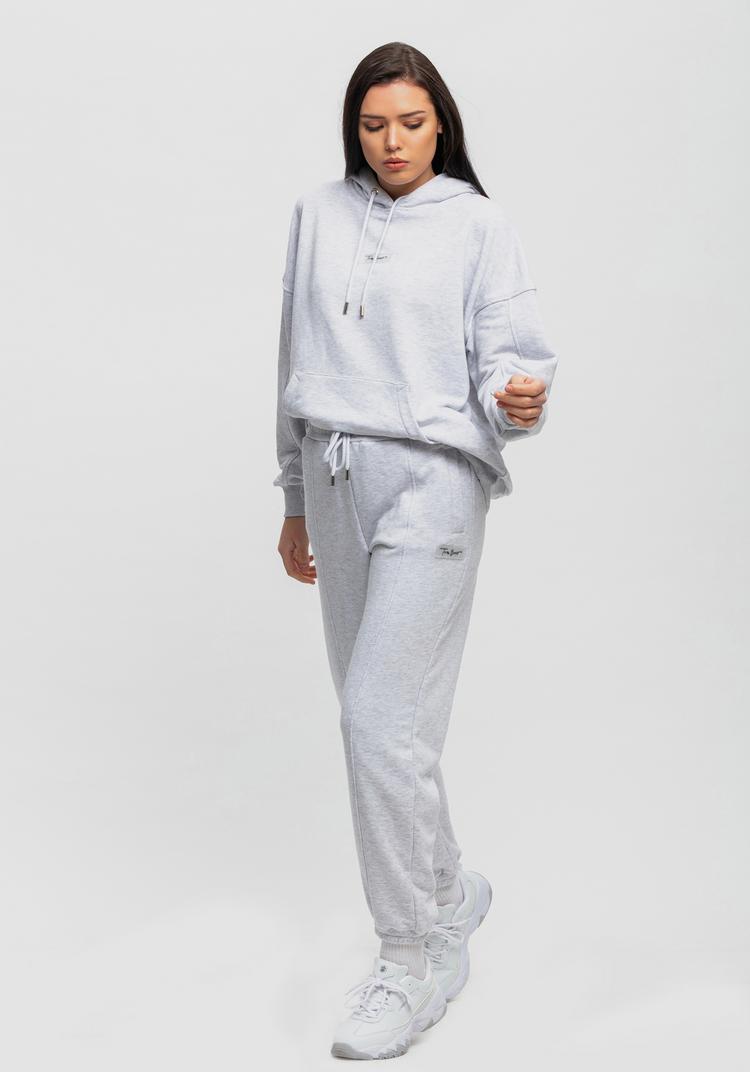 Tom Barron Tom Barron mit Hoodie Trainingsanzug Damen - GRAU - 11 | SportScheck