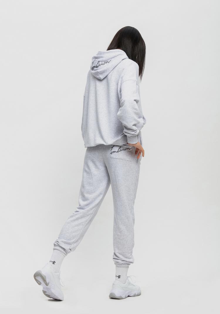 Tom Barron Tom Barron mit Hoodie Trainingsanzug Damen - GRAU - 14 | SportScheck