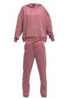 Tom Barron mit Hoodie Trainingsanzug Damen - ROSEPINK