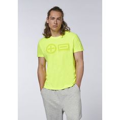 Rückansicht von Chiemsee T-Shirt T-Shirt Herren 13-0630 Safety Yellow