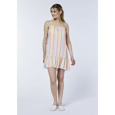 Rückansicht von Chiemsee Strandkleid Jerseykleid Damen 2840 Light Pink/Light Blue