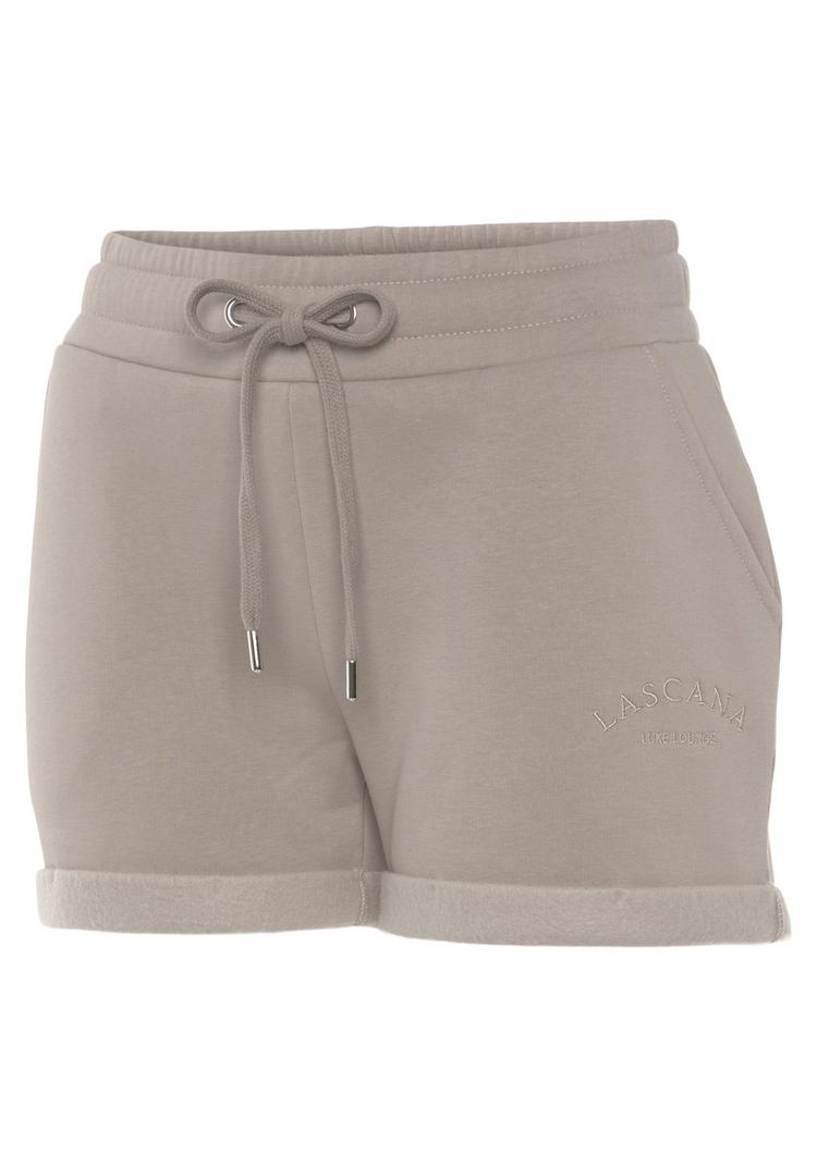 Lascana Lascana Relaxshorts Sweatshorts Damen - taupe - 1 | SportScheck