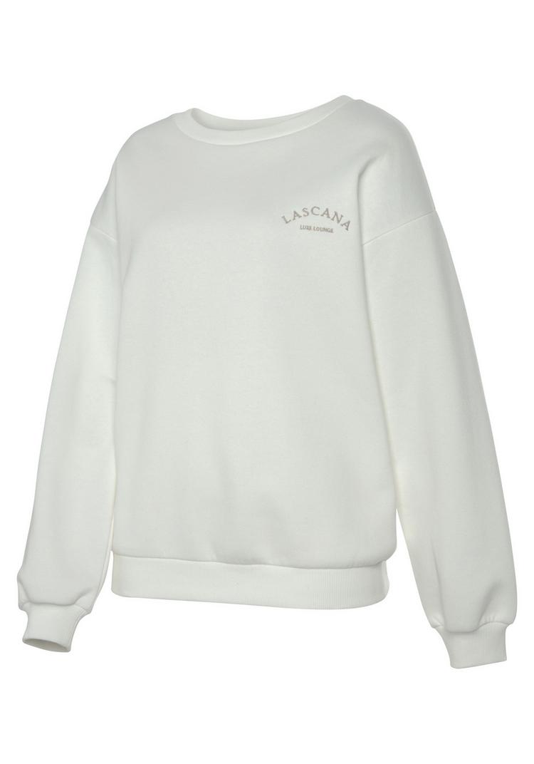 Lascana Lascana Sweatshirt Sweatshirt Damen - creme - 1 | SportScheck