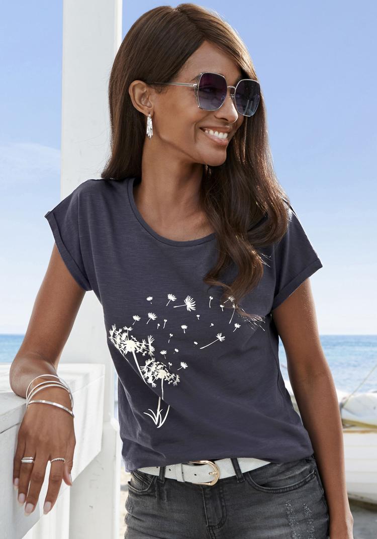 Vivance Vivance T-Shirt T-Shirt Damen - navy - 0 | SportScheck