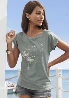 Rückansicht von Vivance T-Shirt T-Shirt Damen mint