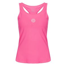 Rückansicht von BIDI BADU Mea Tech Tank pink Tennisshirt Damen pink