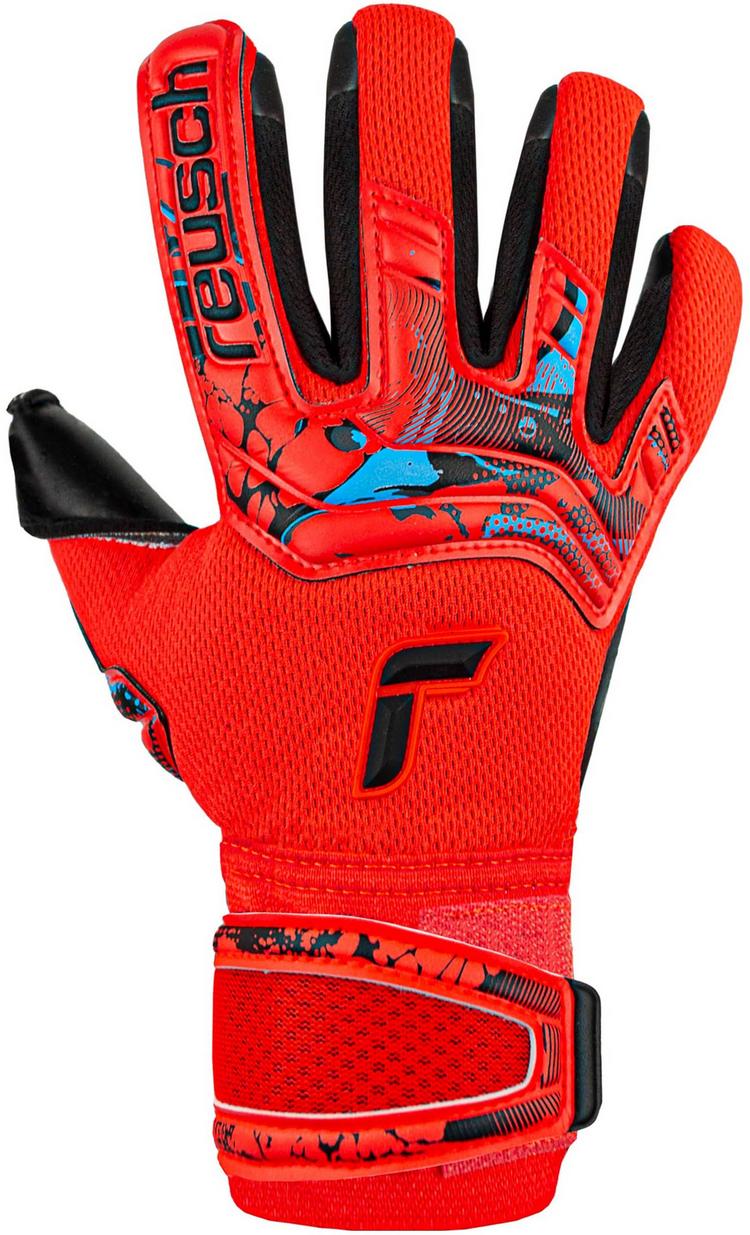 Reusch Reusch Attrakt Duo Torwarthandschuhe - 3333  brig red/futr blu/blck - 1 | SportScheck
