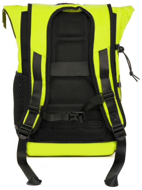 Rückansicht von HEAD Rucksack Rucksack Net Vertical Backpack Daypack Fluo Gelb