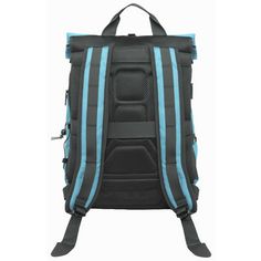 Rückansicht von HEAD Rucksack Rucksack Point Backpack Roll-up Daypack Blaugrün