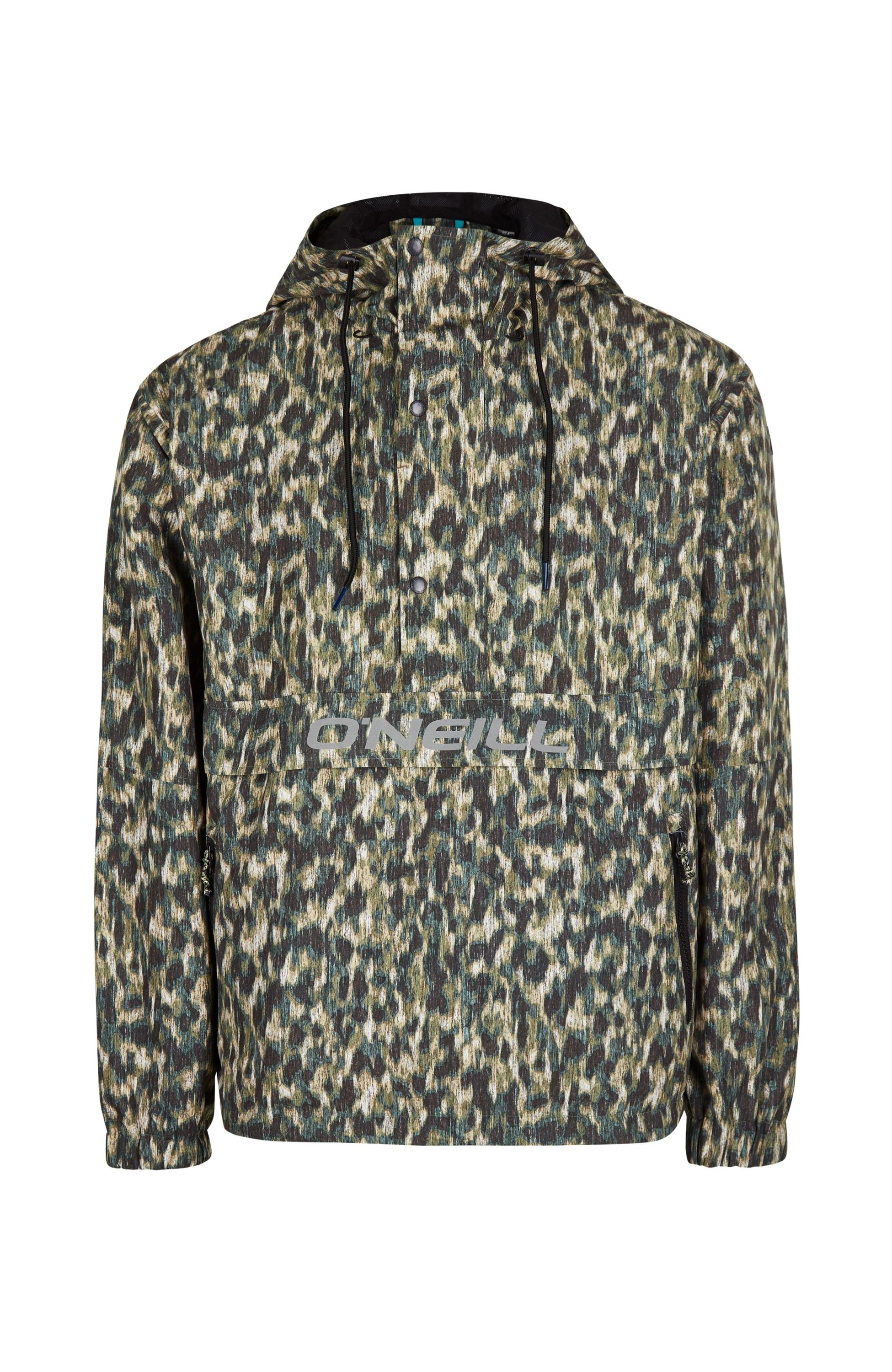 O'NEILL MODLR ANORAK Outdoorjacke Herren Green Minimal Camo