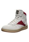 ethletic Carl Sneaker - Chalk White Accent Rio Red