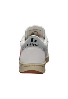 Rückansicht von ethletic Jesse Sneaker Chalk White Bleached Orange