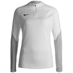 Nike Strike 23 Drill Top Funktionsshirt Damen weiß / hellgrau